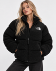Czarna Kurtka Puchowa Sherpa Nuptse
