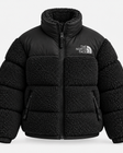 Czarna Kurtka Puchowa Sherpa Nuptse